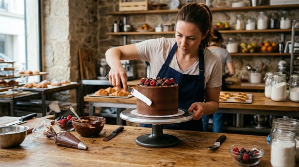 Maîtriser l'art de la pâtisserie avec un plateau tournant